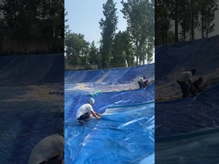 Kolam Renang HDPE Geomembrane Liner 1.5mm Blue Landfill