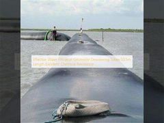 Tabung Dewatering Geotekstil Filtrasi Air Efektif Panjang 50.5m Ketahanan Kimia Sangat Baik