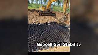 Stabilisasi Tanah HDPE Geocell ASTM ISO