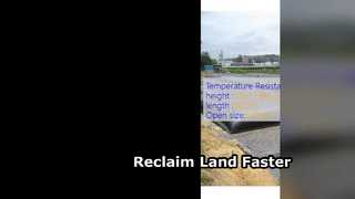 Tabung Dewatering Geotekstil untuk Reklamasi