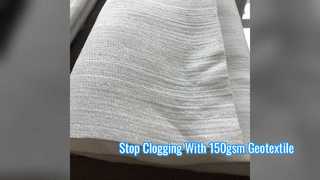 Filter Geotekstil 150gsm untuk Saluran dan Drainase Prancis
