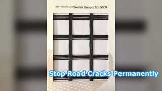 Penguatan Jalan Fiberglass Geogrid dan Pencegahan Retak