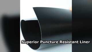 Composite LDPE Geomembrane Puncture Protection and Drainage