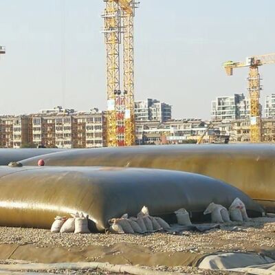 Resistensi Tekanan 50kN PP Geotextile Dewatering Tubes Untuk Filtrasi Limbah Minyak Sawit