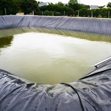 Liner Geomembrane HDPE tahan lama Liner Kolam Pertanian Untuk Pembangunan Akuakultur yang Aman