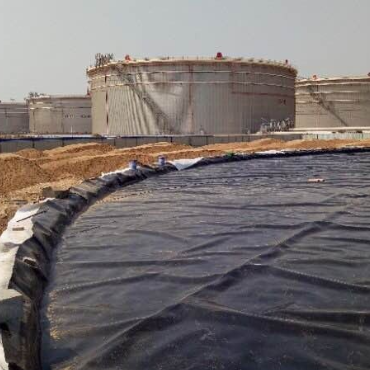 HDPE Geomembrane Liner untuk Waduk Penyimpanan Air Pertanian