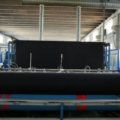 Kain Geotekstil Hitam Non Woven Weed Barrier untuk Buah dan Jalan Taman
