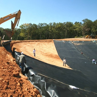 Udang Udang Farm PVC Geomembrane Sheet 100m Panjang 3mm Permukaan Halus