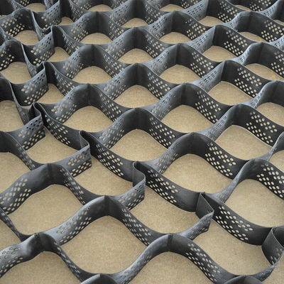 Plastik HDPE Geocell untuk Konstruksi Jalan Geocell Ground Grid Geocell