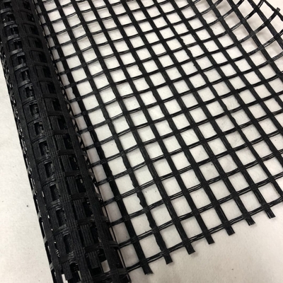Perkerasan Semen Stabilisasi Tanah Jala Fiberglass Geogrid Tahan Alkali