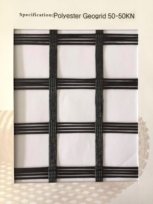 Geogrid Mesh Fiberglass Stabilisasi Tanah Hitam untuk Perkerasan Semen