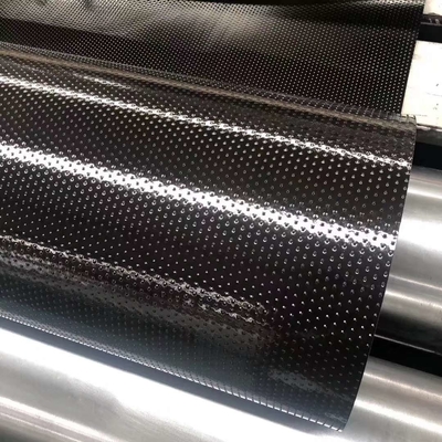 Lemparan Liner Hdpe 1mm halus Pada Patah ≥700% Kandungan Karbon Hitam 2,0-3,0% Untuk Pengendalian Limbah