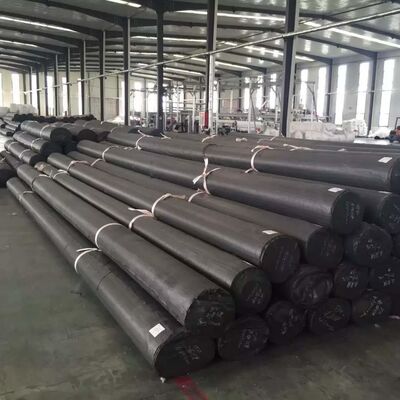 Kekuatan tarik ≥15MPa HDPE Geomembrane Liner Lebar 1 sampai 12 meter Indeks oksigen ≥30 persen Membran tahan air tahan lama