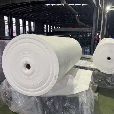 Polypropylene Staple Fiber Non Woven Geotextile Fabric untuk Pemisahan Subgrade Temporary Road