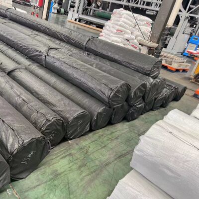 0.75mm 1.25mm Geomembrane HDPE Halus untuk Kolam Udang Akuakultur