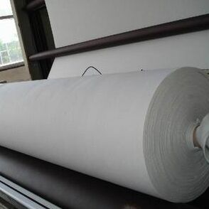 200g 250g Jarum Punched Polyester Non Woven Geotextile untuk Menjaga Drainase Dinding