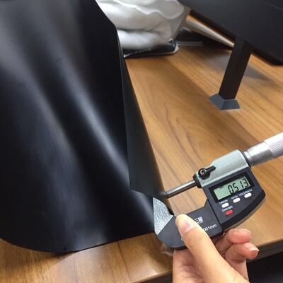 1.5mm HDPE Geomembrane Liner dengan ketahanan kimia khusus untuk Mining Heap Leach Pad