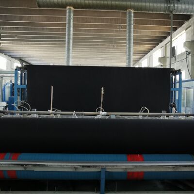 200g 250g Jarum Punched Polyester Non Woven Geotextile untuk Menjaga Drainase Dinding