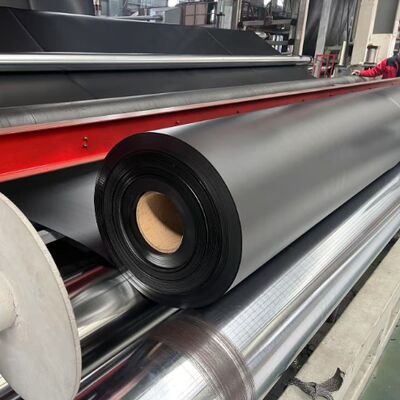 1.5mm HDPE Geomembrane Liner dengan ketahanan kimia khusus untuk Mining Heap Leach Pad