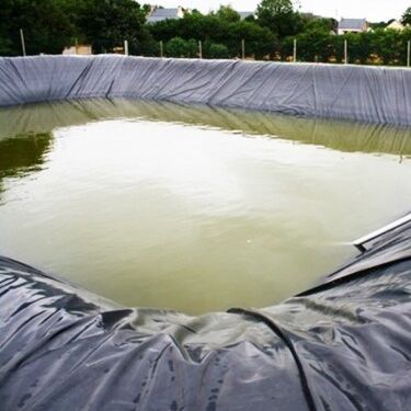 Liner Geomembrane HDPE yang Aman untuk Ikan Untuk Waduk Irigasi Pertanian