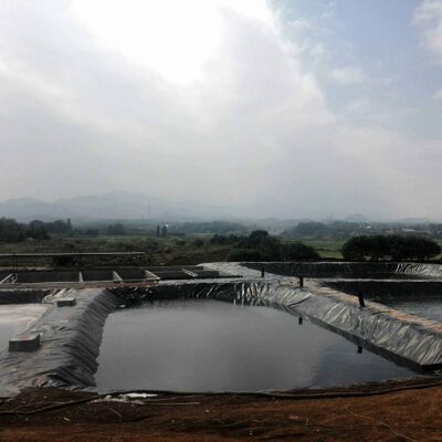 Liner Geomembrane HDPE yang Aman untuk Ikan Untuk Waduk Irigasi Pertanian