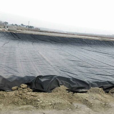 Waterproof HDPE Geomembrane Pond Liner untuk ikan komersial dan aquaculture udang