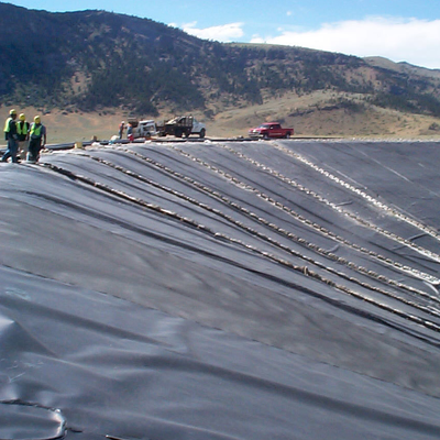 Waterproof HDPE Geomembrane Pond Liner untuk ikan komersial dan aquaculture udang