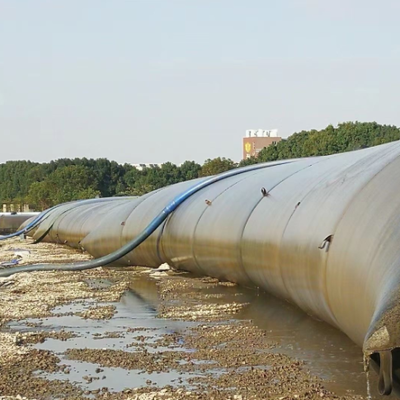 Tabung Dewatering Geotekstil Berisi Pasir Untuk Pertahanan Erosi Pantai Pesisir Dan Perlindungan Garis Pantai
