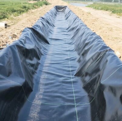 Lapisan Saluran Irigasi HDPE Geomembrane Liner Untuk Saluran Pemeliharaan Air