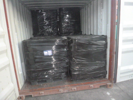 Stabilisasi Kerikil Geocell HDPE Hijau Hitam Berlubang