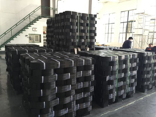 Stabilisasi Kerikil Geocell HDPE Hijau Hitam Berlubang