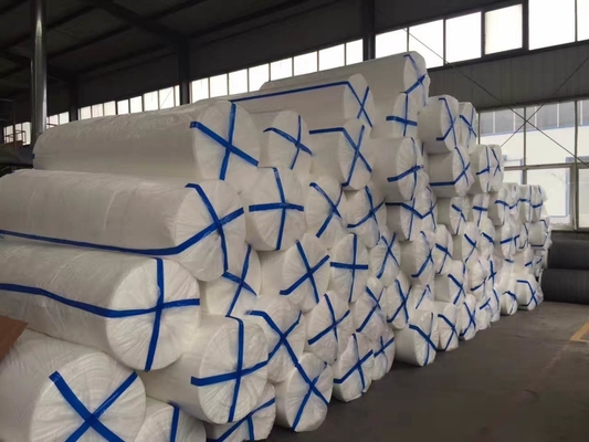 PET Fiber Non Woven Geotextile HS-N Series Ketahanan Abrasi 6 Meter