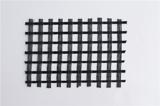 100KN Aspal Fiberglass Geogrid