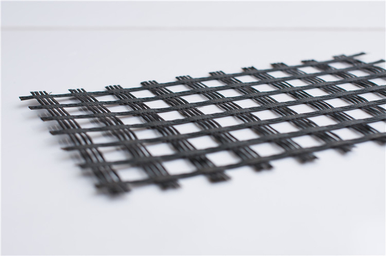 100KN Aspal Fiberglass Geogrid