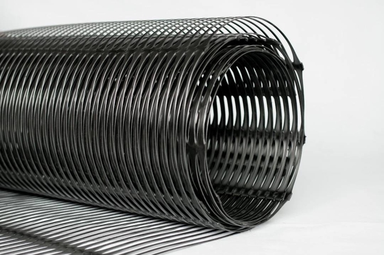 Jaring Geogrid Plastik Searah