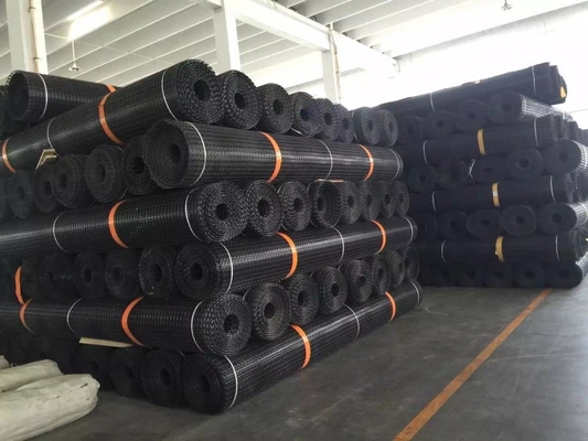 Jaring Geogrid Plastik Searah