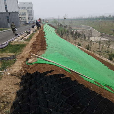 Jalan Masuk HDPE Geocell Ground Grid Paver Stabilisasi Tanah Dinding Penahan Geocell