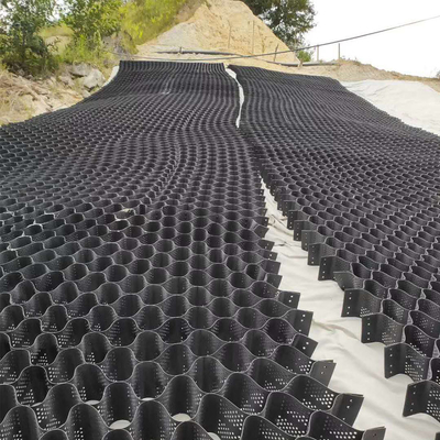 Jalan Masuk HDPE Geocell Ground Grid Paver Stabilisasi Tanah Dinding Penahan Geocell