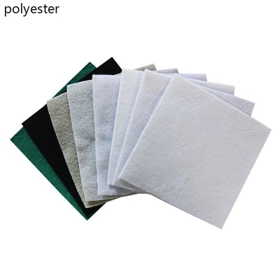 Courtyard White Non Woven Geo Fabric Serat Pendek Anti Asam