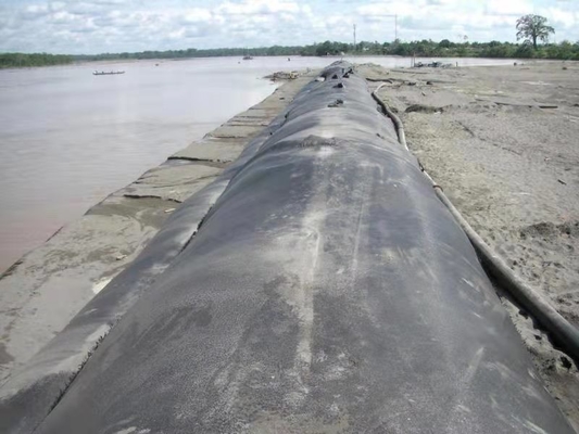 PP Woven Geotextile Tube Dewatering Kekuatan Tinggi Untuk Perlindungan Tanggul