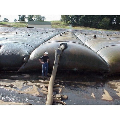 ISO9001 Geotextile Dewatering Tubes Pengurangan Volume Disesuaikan