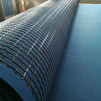 Geogrid Penguatan Lereng Tanggul Kereta Api Untuk Jalan Kerikil 25/25kn