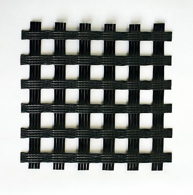 Biaxial Fiberglass Geogrid Benang Bitume Perbaikan Jalan Alkali Resistant Reinforcing Mesh