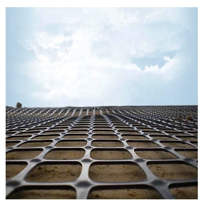 ISO9001 Penguatan Tanah Geogrid Asphalt Reinforcement Mencegah Retak