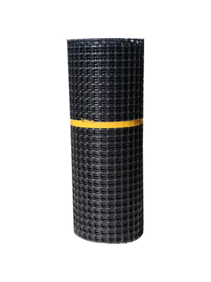 Rajutan Fiberglass Geogrid Konstruksi Jalan Aspal Penguatan Geogrid