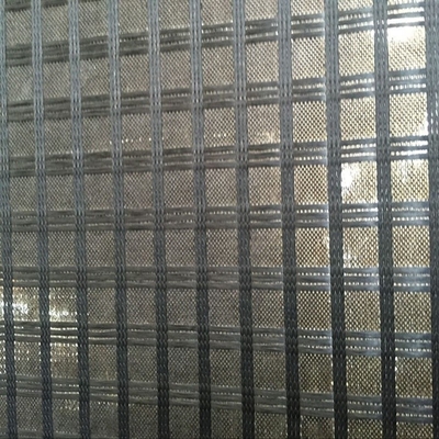 Geogrid Serat Kaca Lapisan Polimer untuk Aplikasi Warp Biaxial dalam Roll 50m-100m