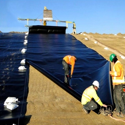 Anti Penuaan Industri LDPE Geomembrane Liner 6m 7m 8m Antioksidan