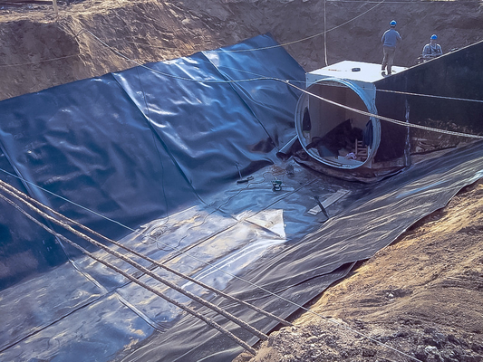 0.2mm PVC Geomembrane Liner Atap TPA Kolam Tangki Kolam HDPE Dam Liner