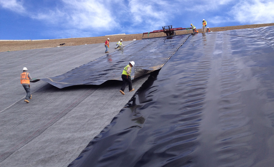 0.2mm PVC Geomembrane Liner Atap TPA Kolam Tangki Kolam HDPE Dam Liner