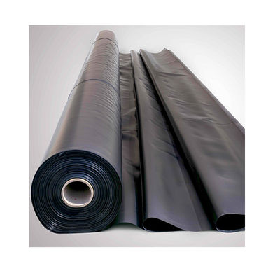 Kandungan Karbon Hitam 2,0-3,0 Persen HDPE Geomembrane Liner Ketebalan 0,1-3,0mm Rintangan tusukan 20N Cocok untuk aplikasi industri